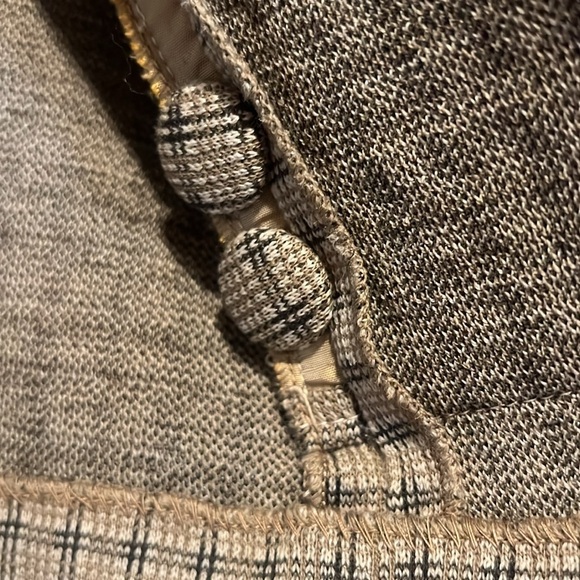 Vintage 1950s/1960s Women’s Battelstein’s Tan Checkered Wool Knit Suit Set - Picture 10 of 10